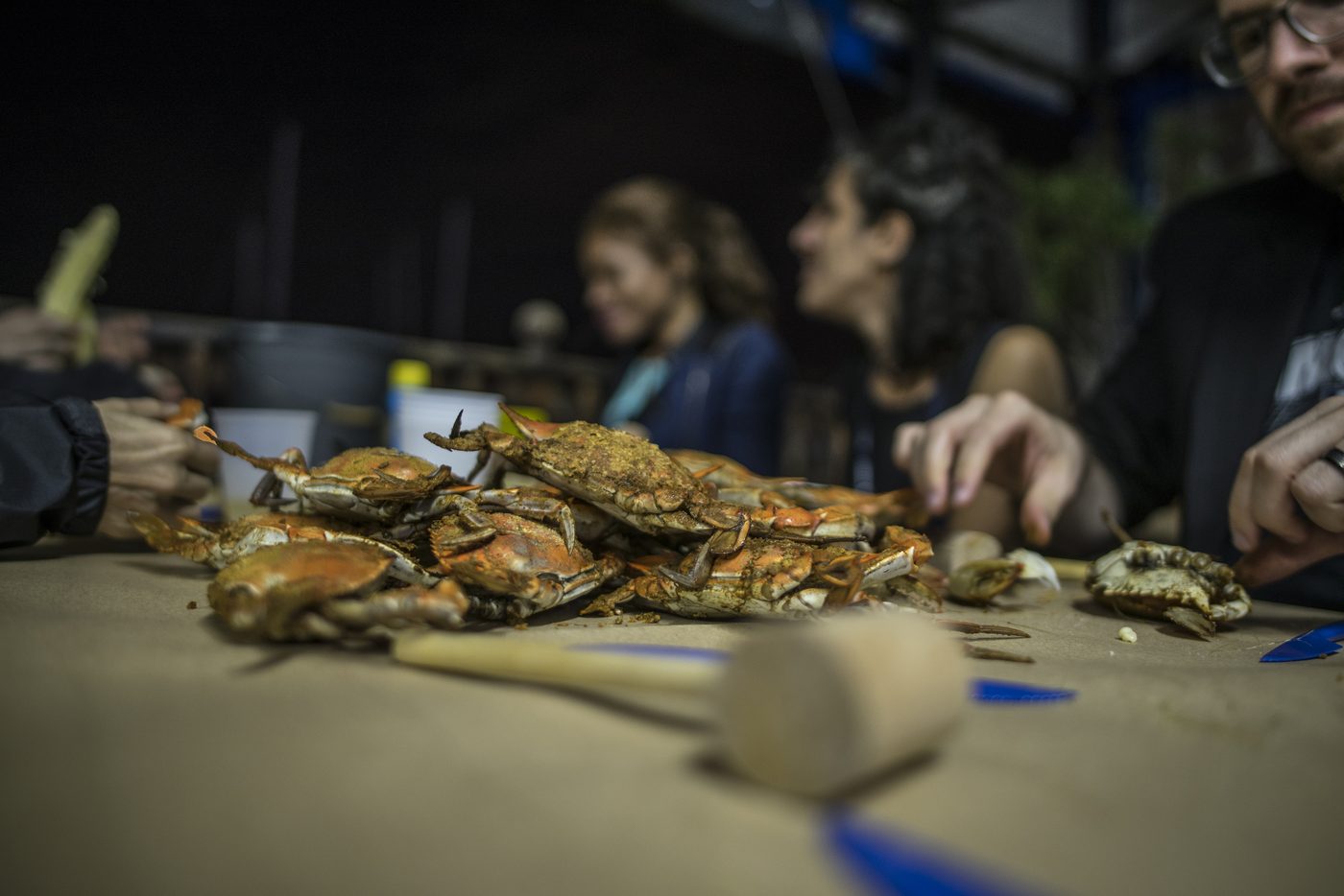 Steamed crabs in Baltimore