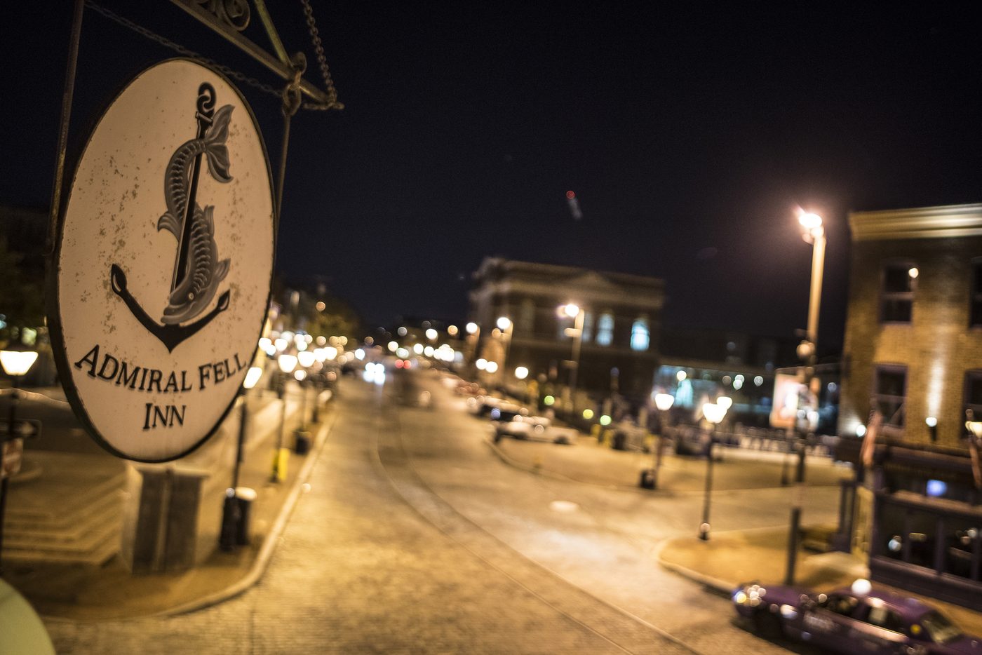 Fells Point at night