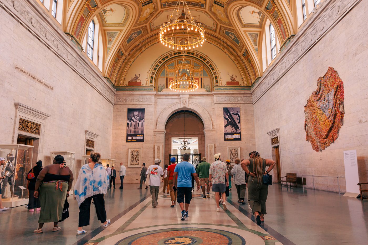Group visit at the Detroit Institute of Arts