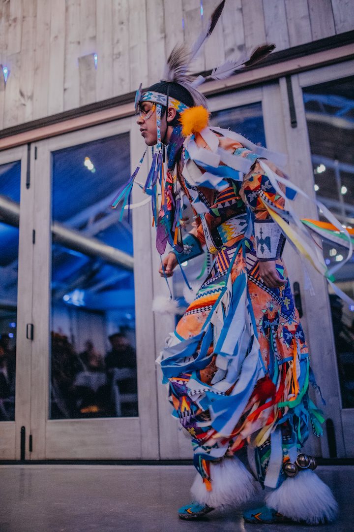 Native American dancer at Breakout Tulsa
